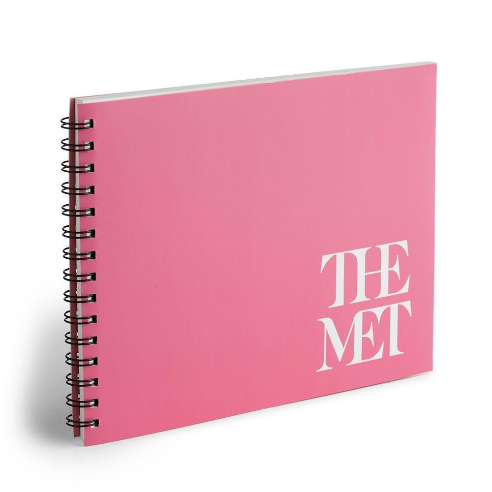 Sketchbook Logo - Met Logo Sketchbook, Pink - The Met Store