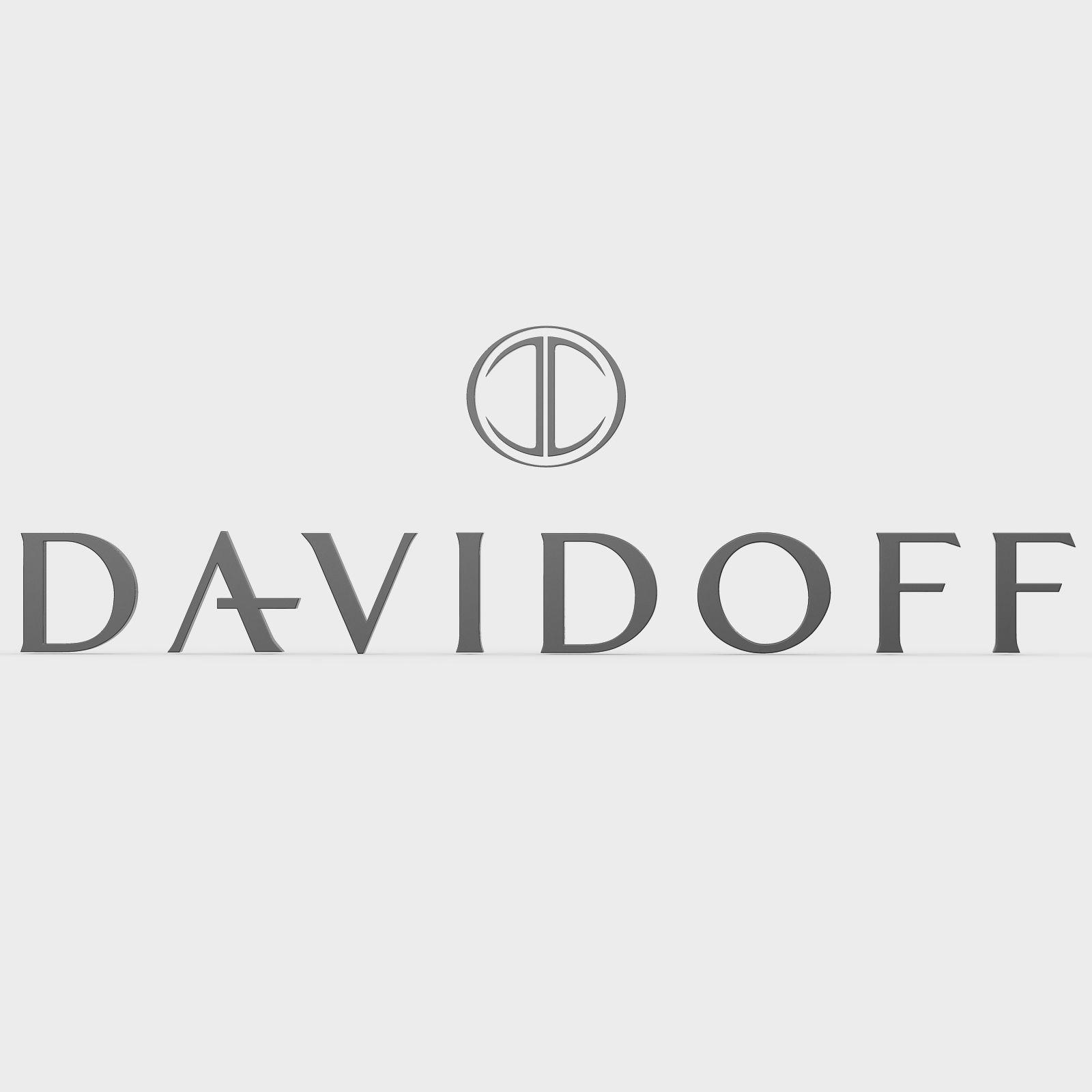 Davidoff Logo - davidoff logo 3D model | CGTrader