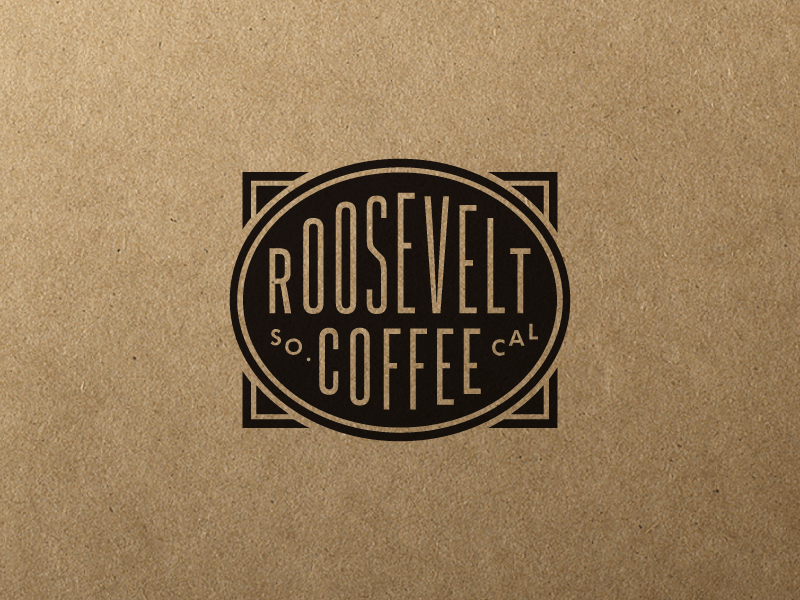 Roosevelt Logo - Roosevelt Coffee Logo A by Amy Hood | Dribbble | Dribbble
