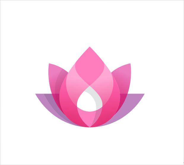 Pink Flower Logo - 25+ Flower Logo Designs, Ideas, Examples | Design Trends - Premium ...