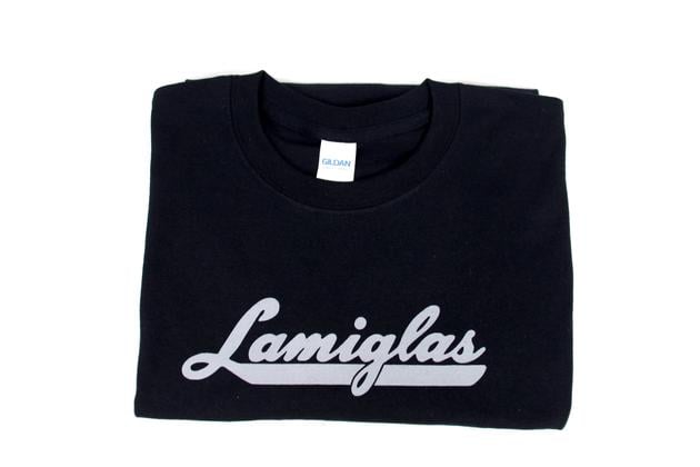 Lamiglas Logo - Lamiglas Black w/ Grey Logo T-Shirt