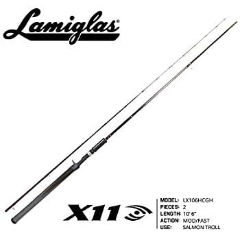 Lamiglas Logo - Amazon.com : Lamiglas LX106HCGH X-11 Castingsalmon Troll Rod W ...