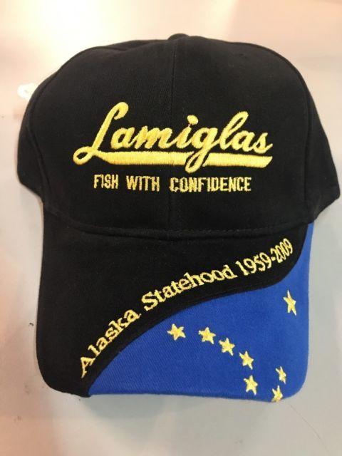 Lamiglas Logo - Lamiglas Fishing Rods Black Hat Cap Fish With Confidence Alaska ...