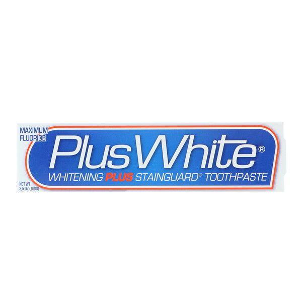 iHerb Logo - Plus White, Whitening Plus Stainguard Toothpaste, 3.5 oz (100 g ...
