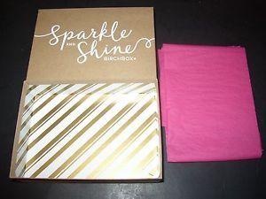 Birchbox Logo - Gift Box Sparkle & Shine Birchbox Logo w Original Pink Tissue