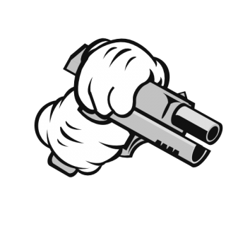 Crooks Logo - Silver Crooks & Castles Pistol Emblems for GTA 5 / Grand Theft Auto V