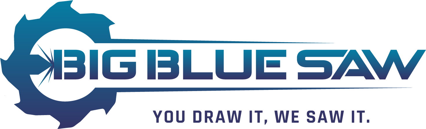 Saw Logo - Big Blue Saw and Laser Cutting