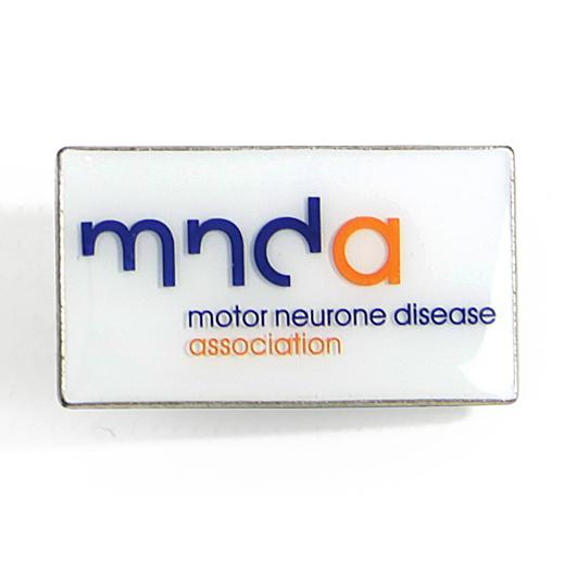 MND Logo - MND Association Logo Pin Badge - White | MND Association Shop