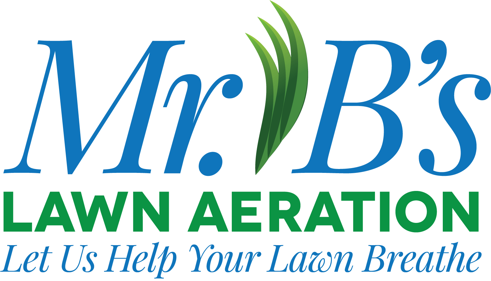 Mr.b Logo - Mr. B's Lawn Aeration
