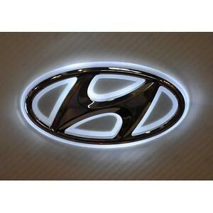 I30 Logo - LED Car Tail Logo Auto Badge Light White light for Hyundai I30 ...