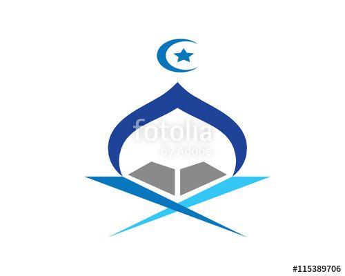 Quran Logo - Modern Mosque Logo Symbol - Quran Night