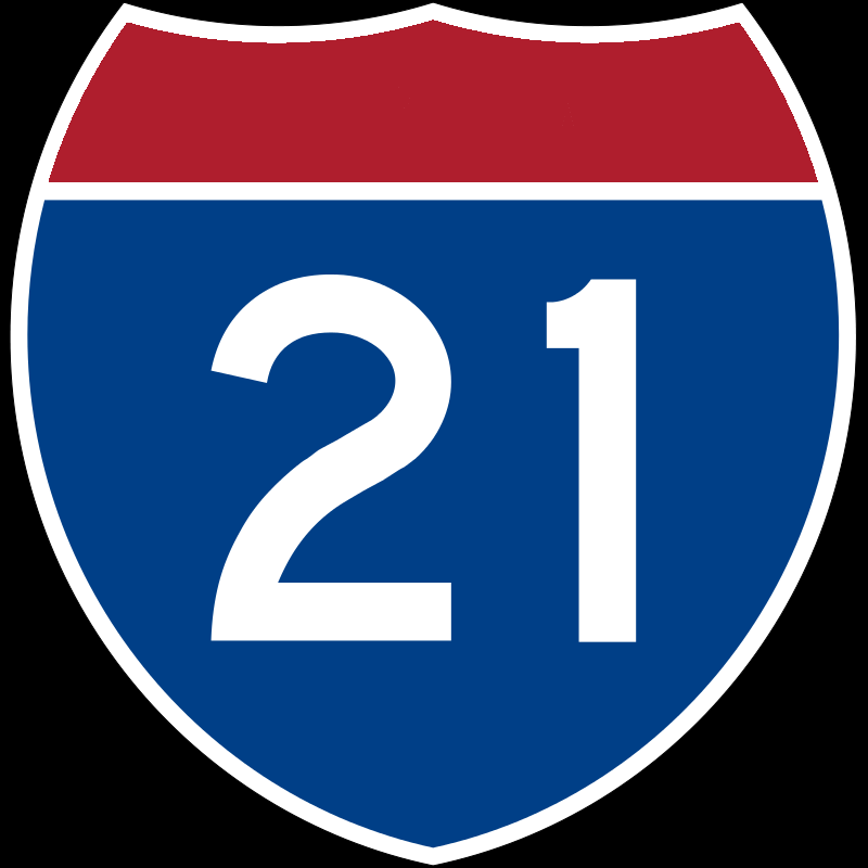 Interstate Logo - Interstate 21 logo