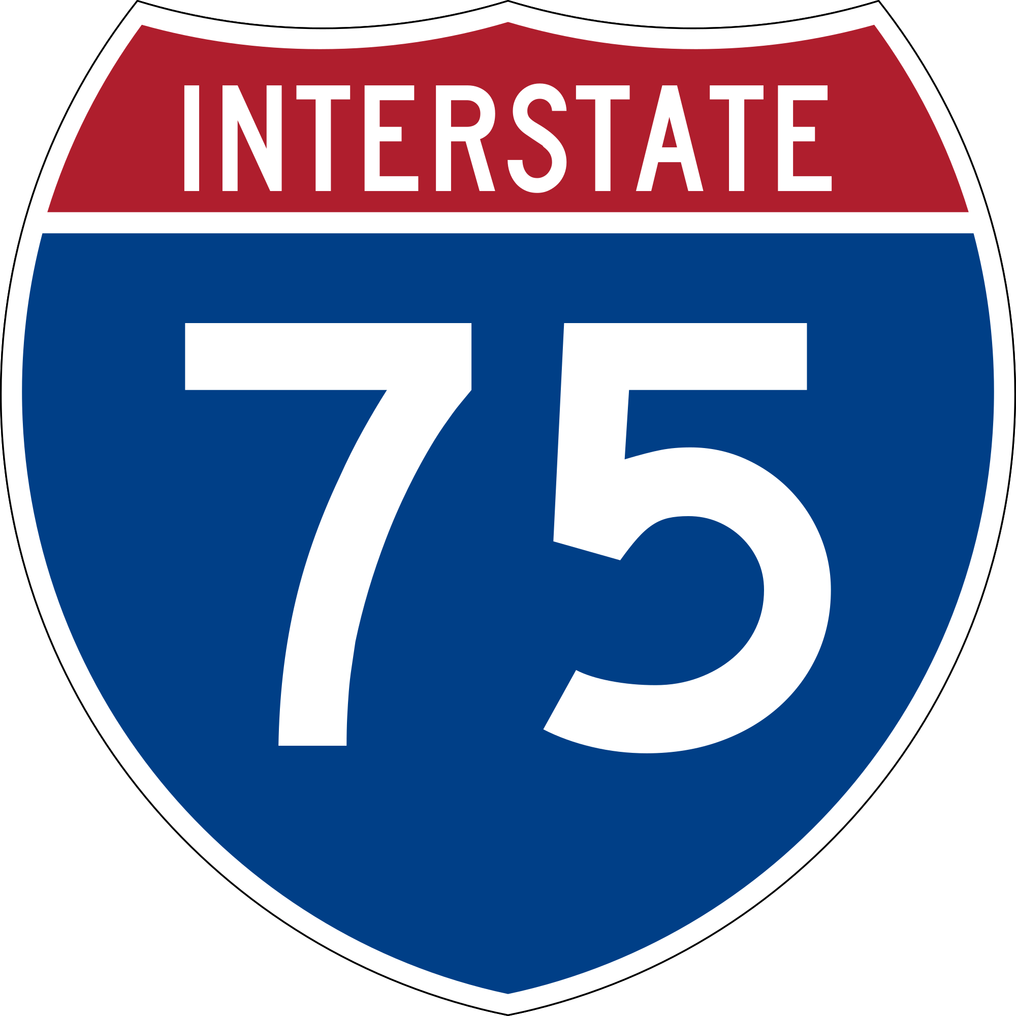 Interstate Logo - File:I-75.svg - Wikimedia Commons