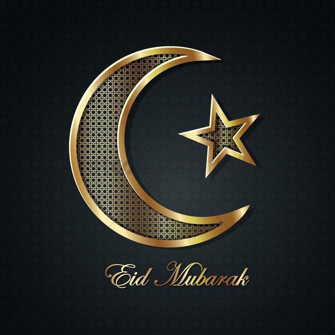 Eid Logo - Eid mubarak greeting Vector Image - 1828261 | StockUnlimited