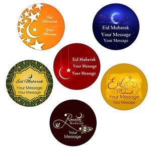 Eid Logo - Personalised 37mm Eid Mubarak, Ramadan Mubarak Islam Muslim,Hajj ...