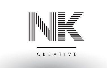 Black and White Letter Logo - Nk Photo, Royalty Free Image, Graphics, Vectors & Videos