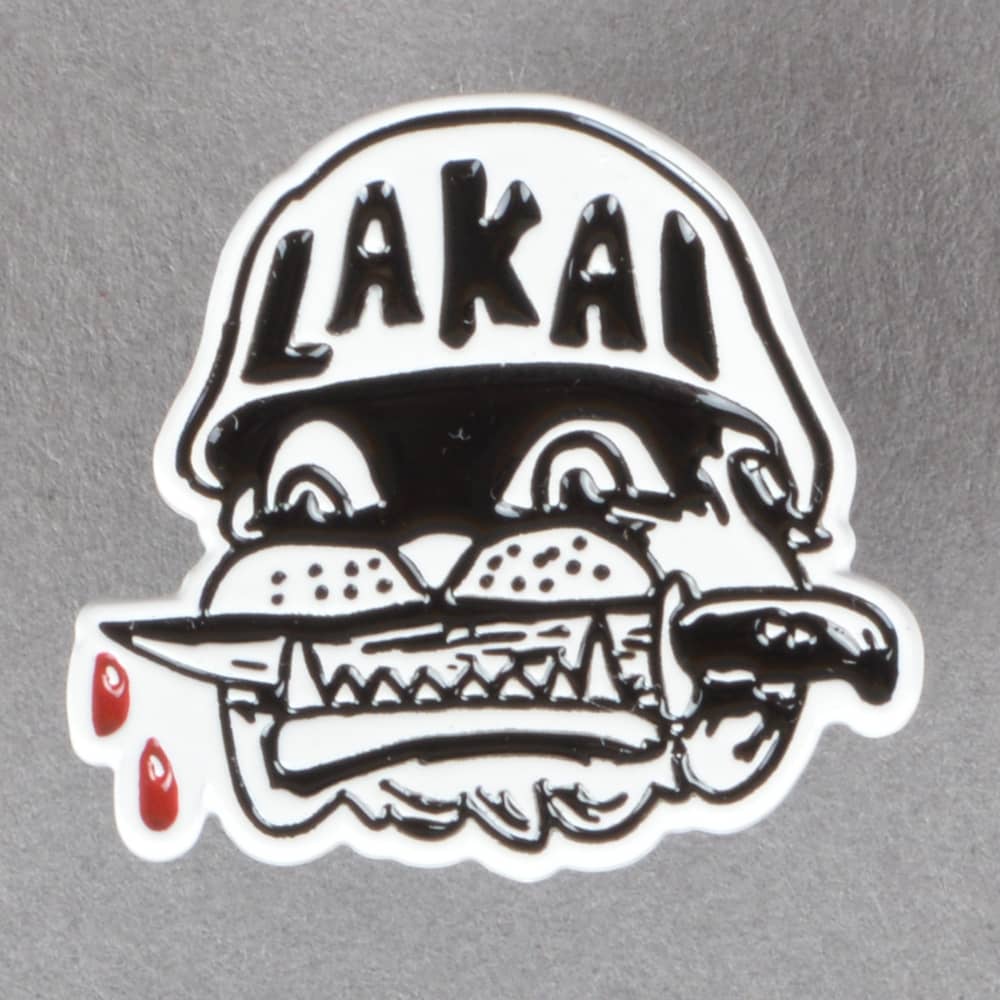 Lakai Logo - Lakai Street Dogs Pin Badge - White - ACCESSORIES from Native Skate ...