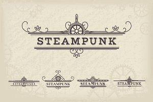 Steampunk Logo - Steampunk logo Photos, Graphics, Fonts, Themes, Templates ~ Creative ...