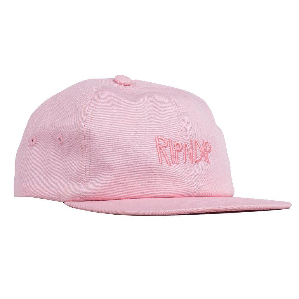 Tonal Logo - Tonal Logo 6 Panel (Pink) – RIPNDIP