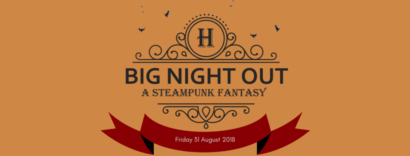 Steampunk Logo - Steampunk Fantasy - big night out fundraiser - Nelson Hospice