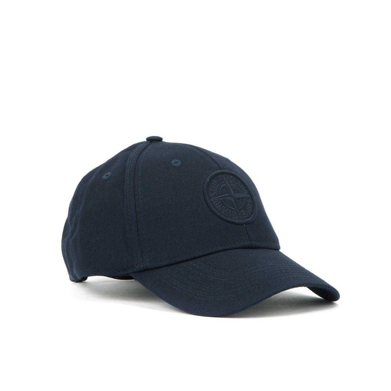 Tonal Logo - Stone Island Tonal Logo Cap (Navy Blue) 681599168.V0020