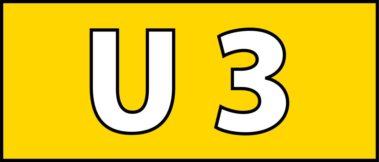 U3 Logo - Hamburg U3.svg