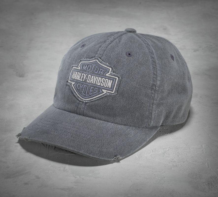 Tonal Logo - Harley Davidson® Men's Frayed Tonal Logo Cap 99414 16VM. Chester