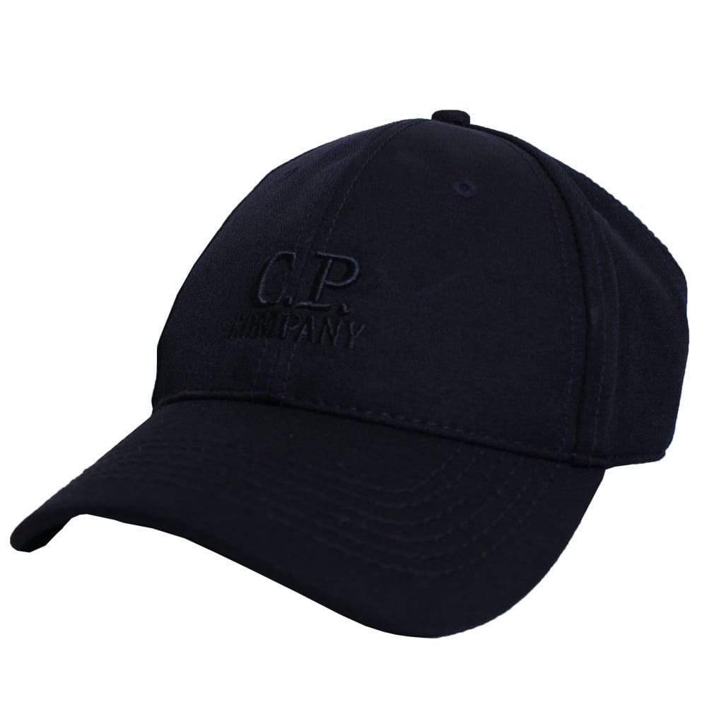 Tonal Logo - CP Company Tonal Logo Cap Black | Ragazzi Clothing