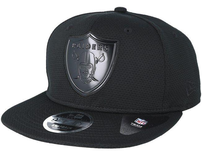 Tonal Logo - Oakland Raiders Tonal Logo Weld Black Snapback - New Era caps ...