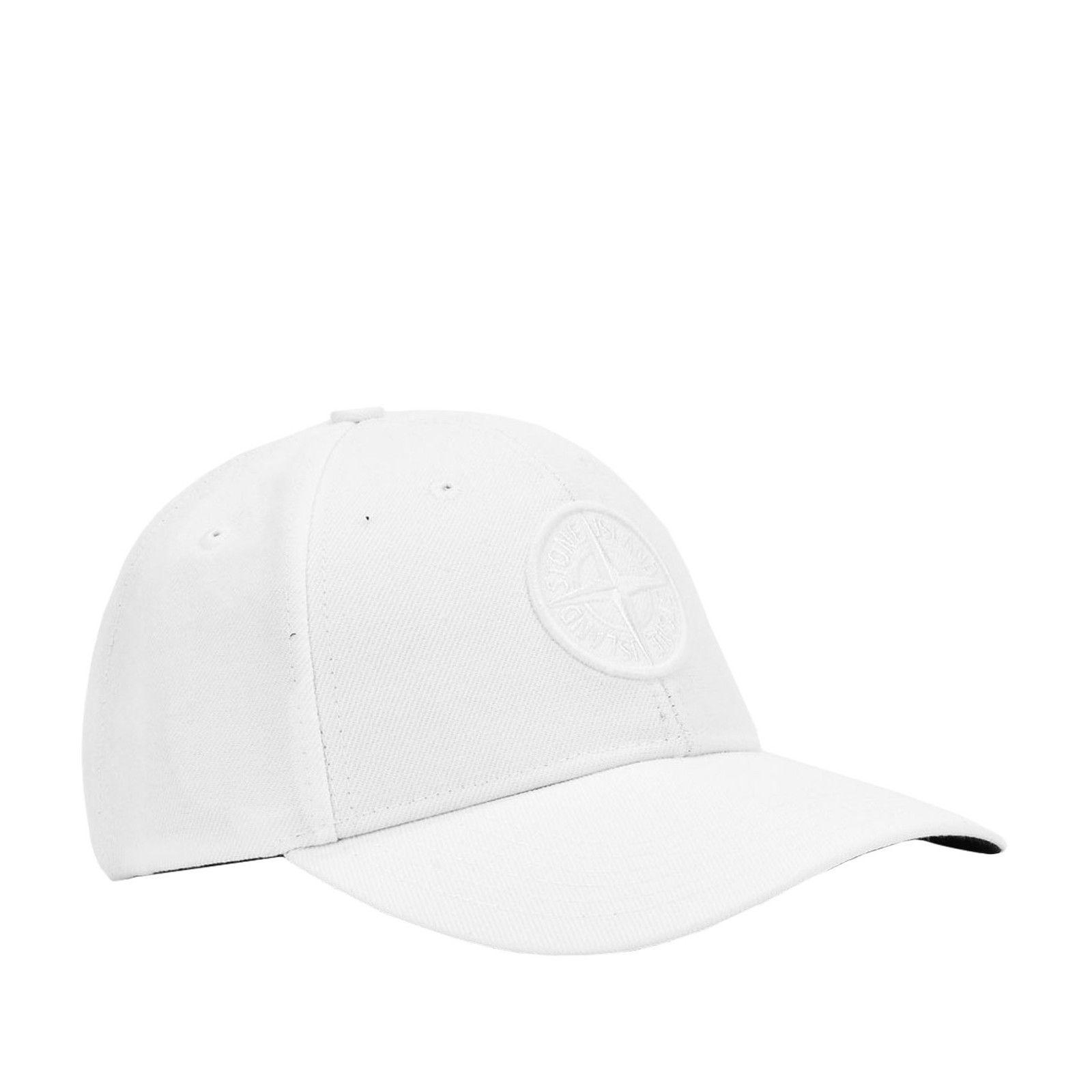 Tonal Logo - Stone Island Tonal Logo Cap (White) 691599175.V001