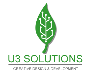 U3 Logo - U3 Solutions | Creative Design & Development | U3solution.com