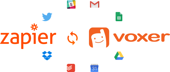 Voxer Logo - Voxer & Zapier Integration | Voxer