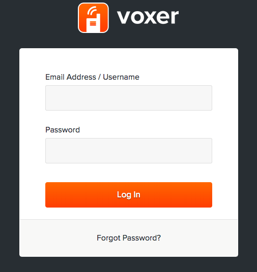 Voxer Logo - Logging in to Voxer for Web