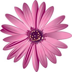 Pink Daisy Logo - FLOWER Logo Vector (.AI) Free Download