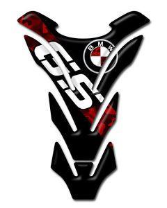 Pad Logo - Motorcycle Tank Pad Protector Sticker | (BMW) GS with Logo Black-Red ...