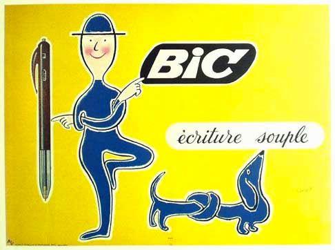 BIC Logo - The exciting life of the little guy next to the Bic logo - Trivia Happy