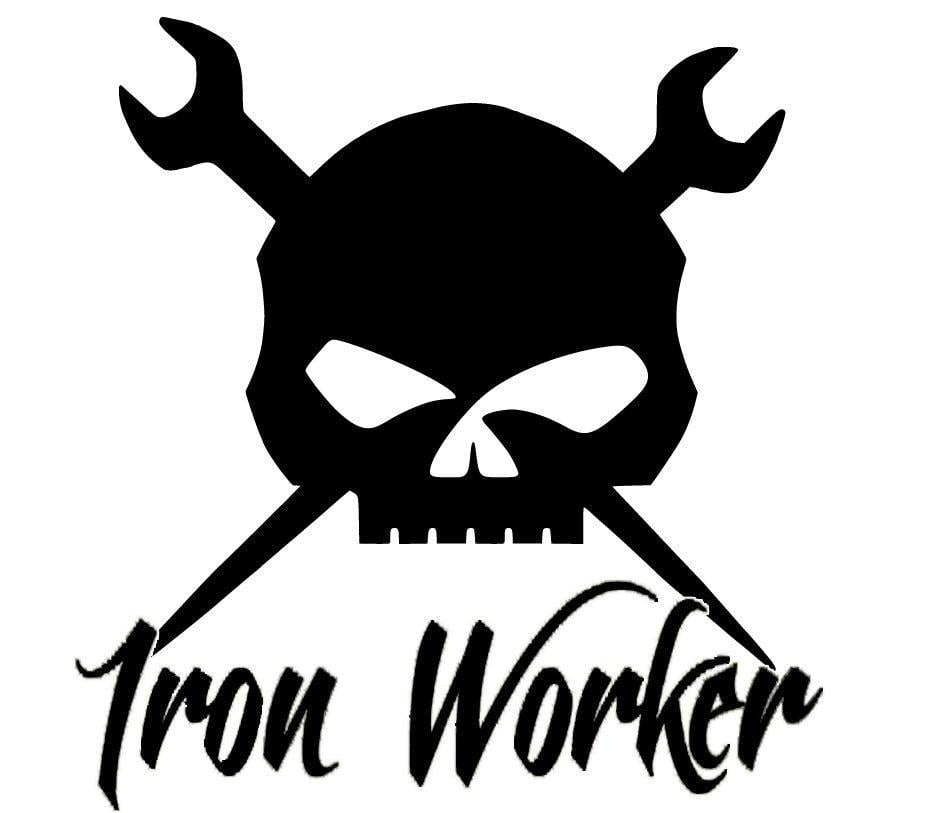 Ironworker Logo - Ironworker Skull Decal – The Shop