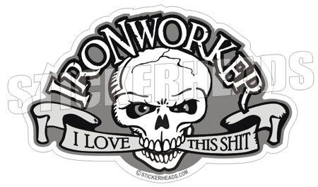 Ironworker Logo - IRONWORKERS : STICKERHEADS, -em By The Sticker