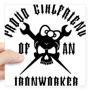 Ironworker Logo - Iron Worker Stickers