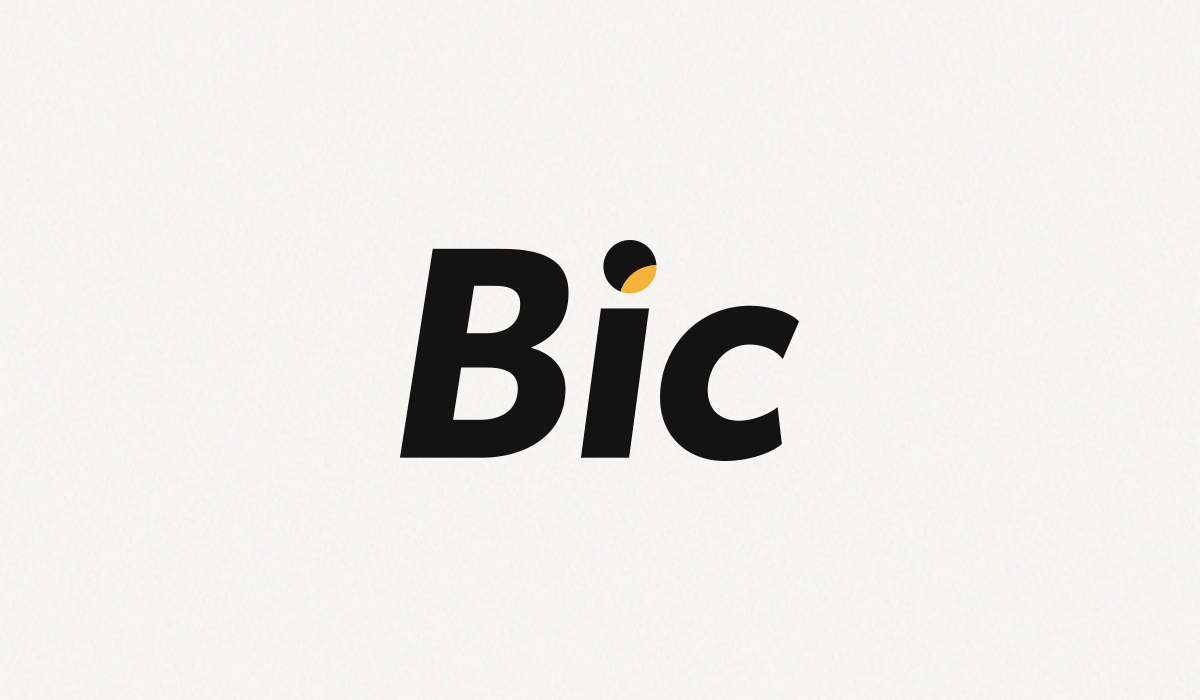 BIC Logo - Day 94 – Bic Logo Redesign – My Blog