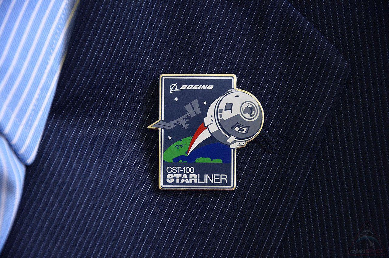 CST-100 Logo - First look: Boeing CST-100 Starliner crew spacecraft program patch ...