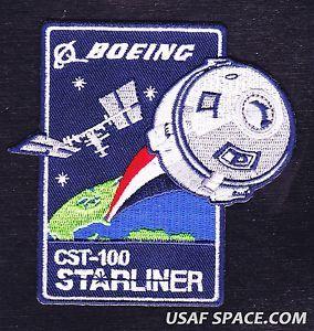 CST-100 Logo - BOEING CST 100 STARLINER NASA CREW CAPSULE SPACECRAFT PROGRAM