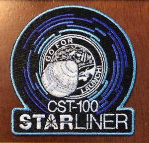 CST-100 Logo - Boeing CST 100 Starliner GO FOR LAUNCH NASA Atlas V Original Patch +