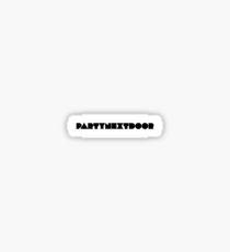 Partynextdoor Logo - Partynextdoor Stickers | Redbubble