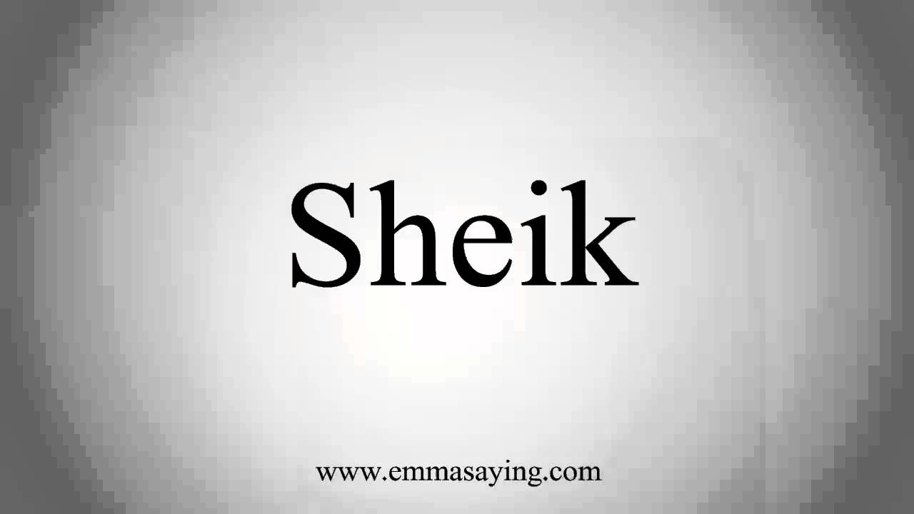 Shiek Logo - How to Pronounce Sheik