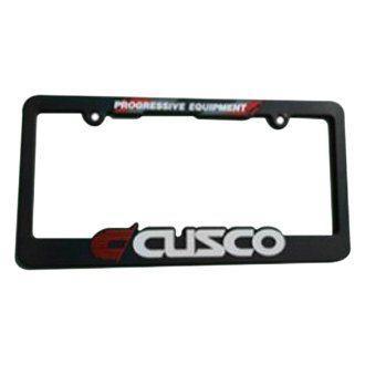 Cusco Logo - Cusco® CUS LPF BK - Black License Plate Frame with Cusco Logo