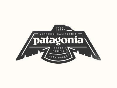 Pategonia Logo - Patagonia. JW Metalsmithing. Logo design, Typography logo, Logos