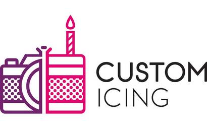 Icing Logo - Custom Icing Edible Images | Edible Photo Cake Topper | Cake Prints