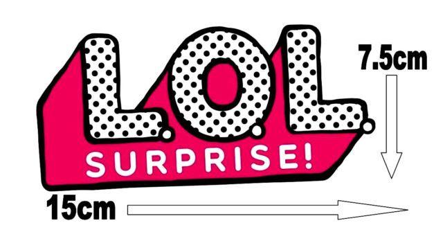 Icing Logo - LOL Surprise Edible Icing Logo Cake Decor | eBay