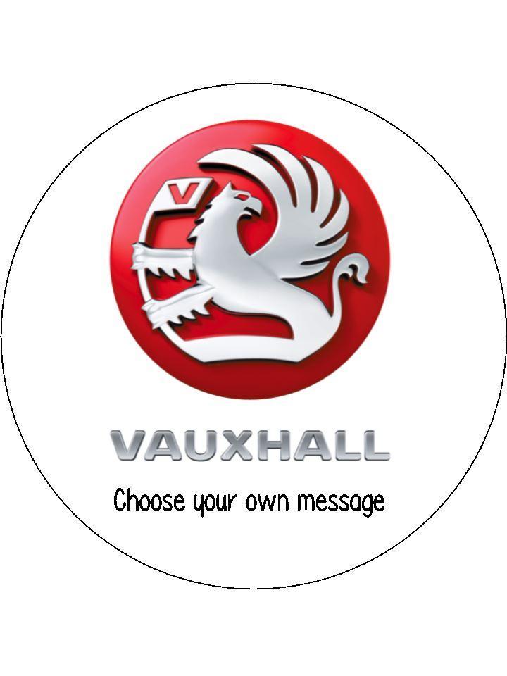 Icing Logo - Vauxhall Logo Edible Icing Cake Topper – the caker online